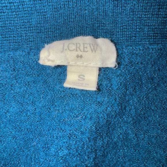 J. Crew Dark Teal Wool Cardigan - Picture 4 of 5